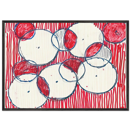 BE CALME OCTOBER 1ST 31ST 2004 - Louise Bourgeois Framed Art Print – Black Wooden Frame - Default Title - -Framed Art Print