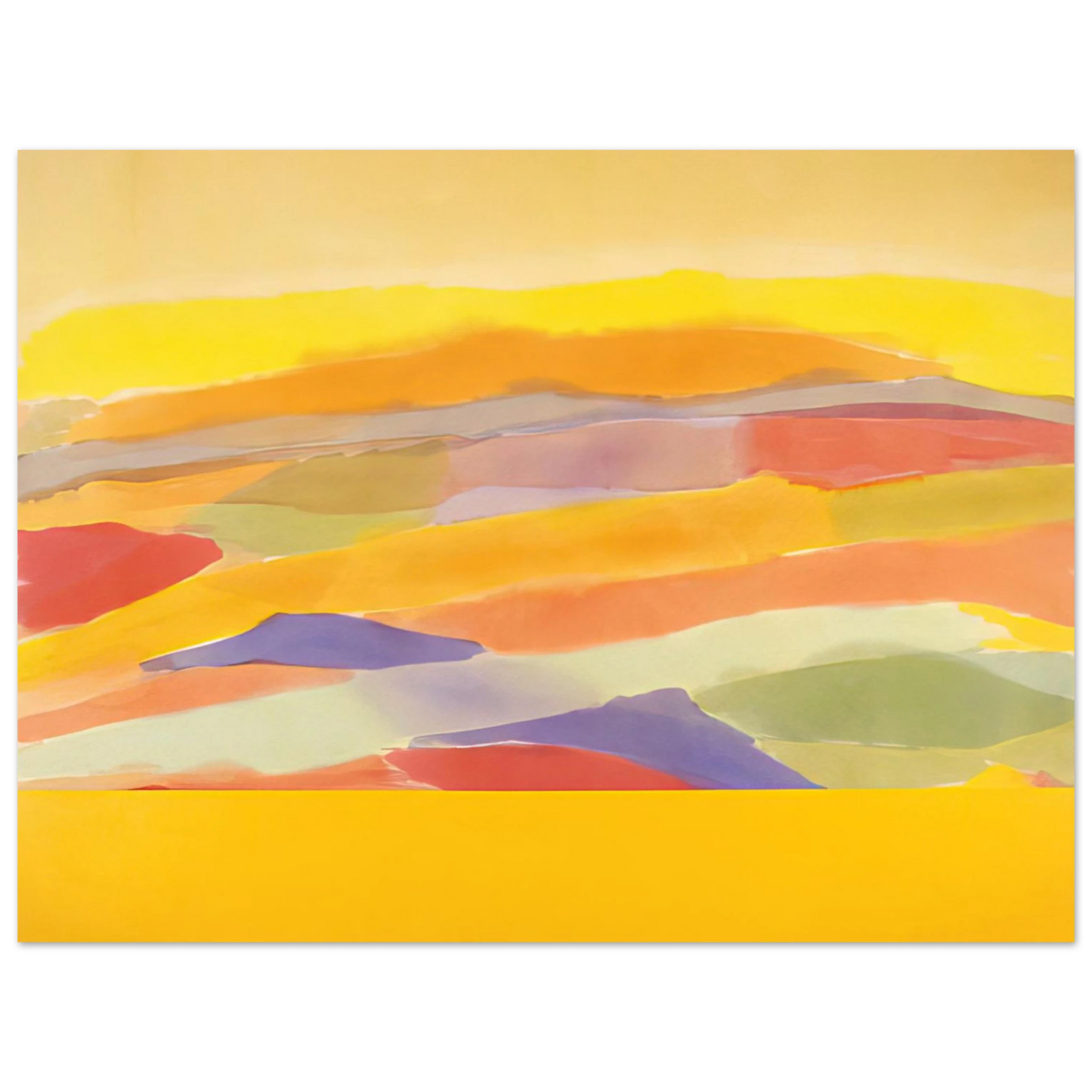 Ronnie Landfield - Revelation - 1979 Fine Art Poster - Default Title