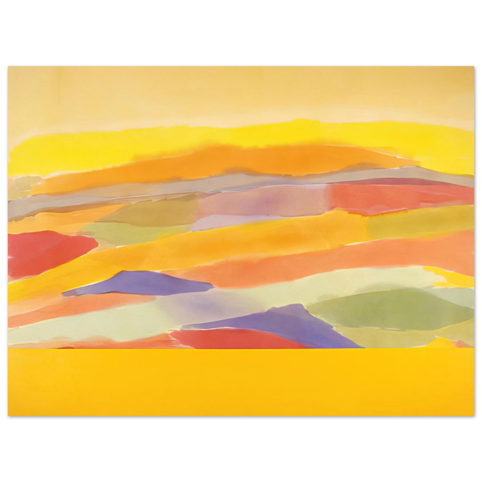 Ronnie Landfield - Revelation - 1979 Fine Art Poster - Default Title