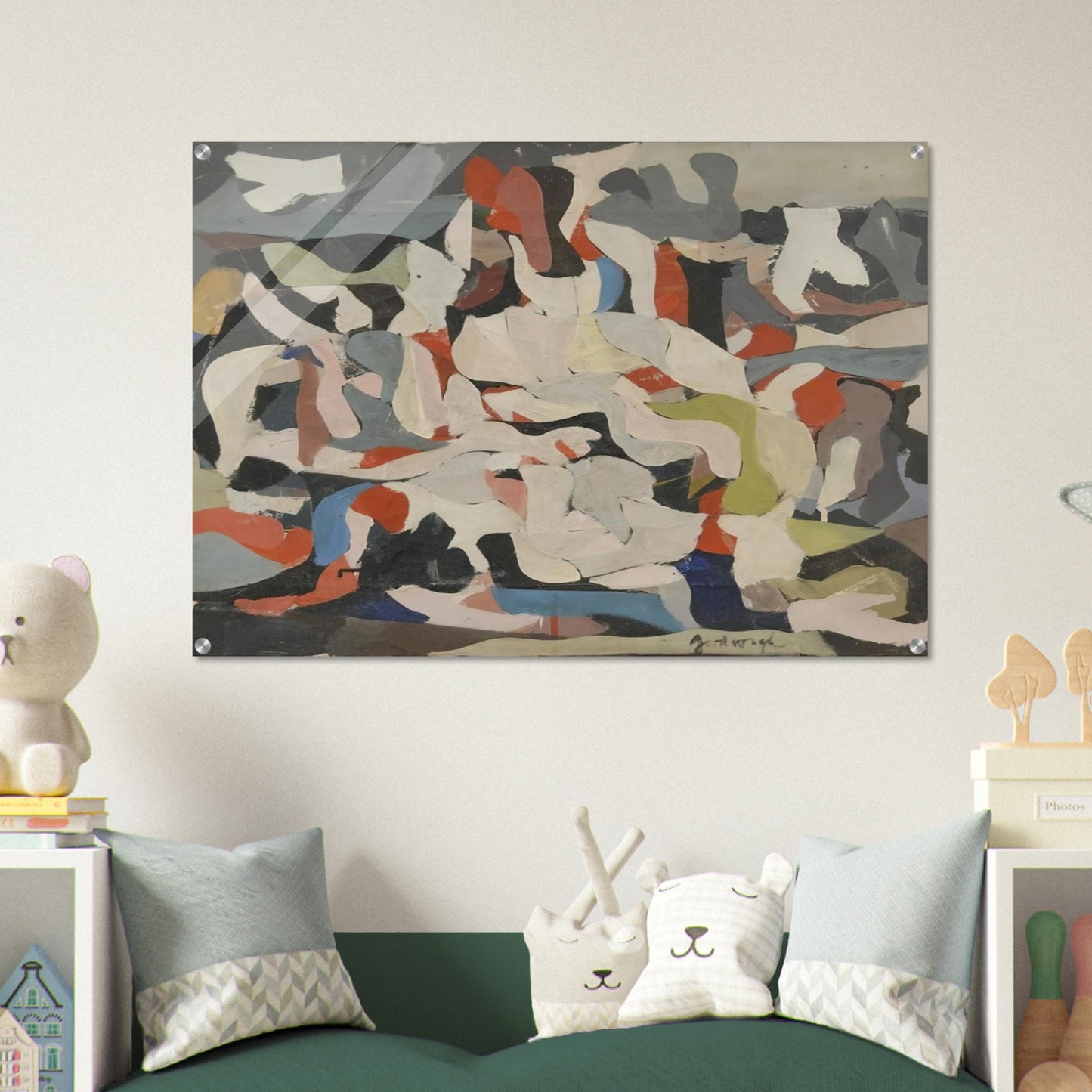 Untitled - Abstract Expressionism - Robert Goodnough Acrylic Print - 70x100 cm / 28x40″ inches | Robert Goodnough Wall Art | Robert Goodnough Prints