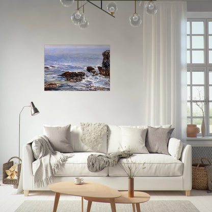 Seascape - Childe Hassam Brushed Aluminum Print - 70x100 cm / 28x40 inches | Childe Hassam Aluminum Print | Childe Hassam Prints