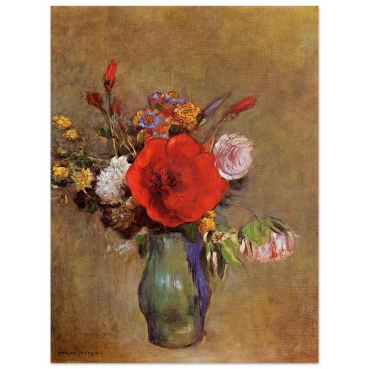 Odilon Redon - VASE OF FLOWERS 11 Fine Art Poster - Default Title