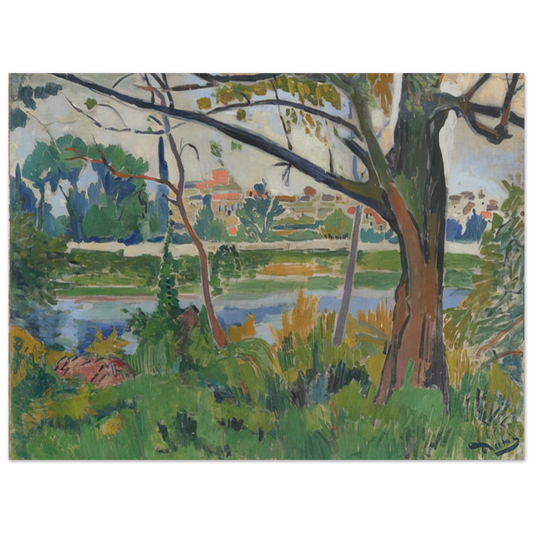 Andre Derain - THE SEINE AT CHATOU 1906 Fine Art Poster - Default Title