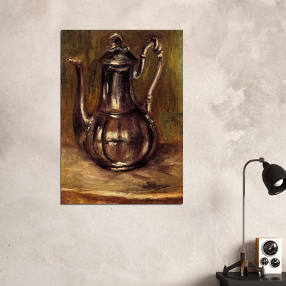 Coffee Pot - Pierre-Auguste Renoir Brushed Aluminum Print - 70x100 cm / 28x40 inches | Pierre-Auguste Renoir Aluminum Print | Pierre-Auguste Renoir Prints