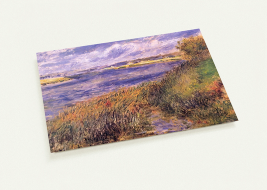 Banks of the Seine at Champrosay By Pierre-Auguste Renoir Pack of 10 Post Cards | Pierre-Auguste Renoir Post Cards | A6 (10.5 x 14.8 cm) - 4.1 x 5.8 inches