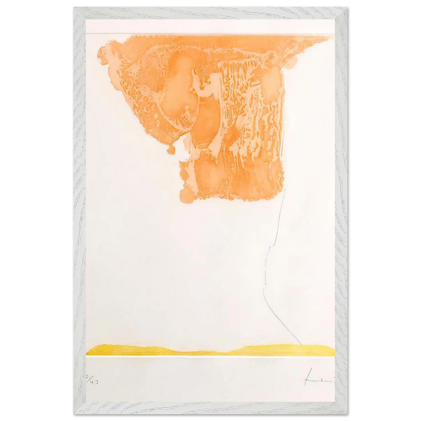 Helen Frankenthaler - Pranzo Italiano - 1973 Wall art - 15x20 cm / 6x8 inches - Fine Art Poster - -
