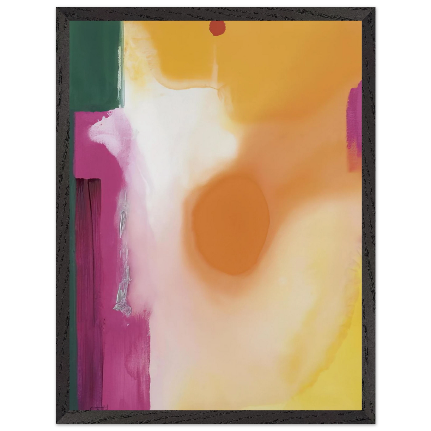 Helen Frankenthaler - Bullseye - 1989 Wall art - 75x100 cm / 30x40 inches - Fine Art Poster - -