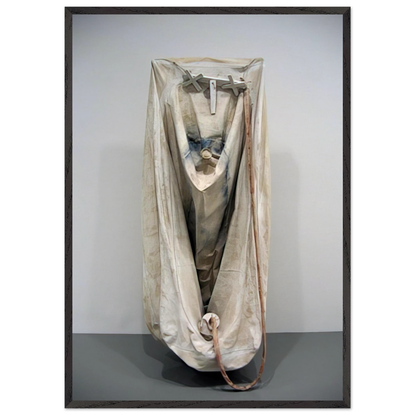 SOFT BATHTUB MODEL GHOST VERSION 1966 - Claes Oldenburg Framed Art Print – Black Wooden Frame - Default Title - -Framed Art Print