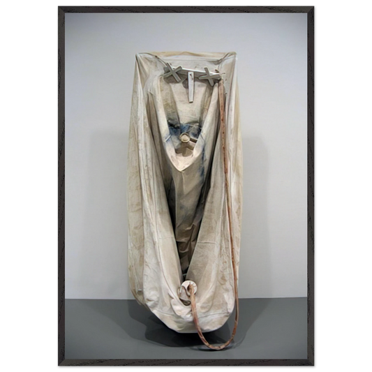 SOFT BATHTUB MODEL GHOST VERSION 1966 - Claes Oldenburg Framed Art Print – Black Wooden Frame - Default Title - -Framed Art Print