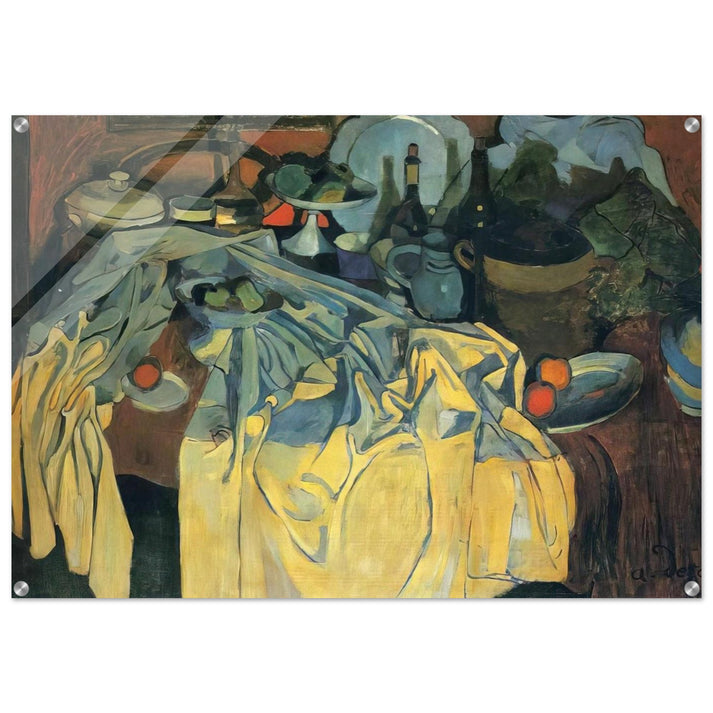 STILL LIFE ON THE TABLE 1904 - Andre Derain Acrylic Print - 70x100 cm / 28x40″ inches