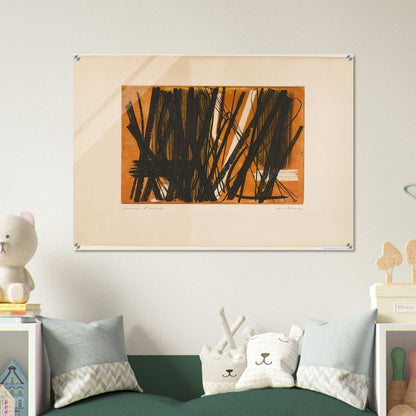 Etching #5 - 1953 - Hans Hartung Acrylic Print - 70x100 cm / 28x40″ inches | Hans Hartung Wall Art | Hans Hartung Prints