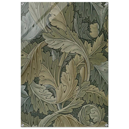 ACANTHUS WALLPAPER 1875 - William Morris Acrylic Print - 70x100 cm / 28x40″ inches | William Morris Wall Art | William Morris Prints