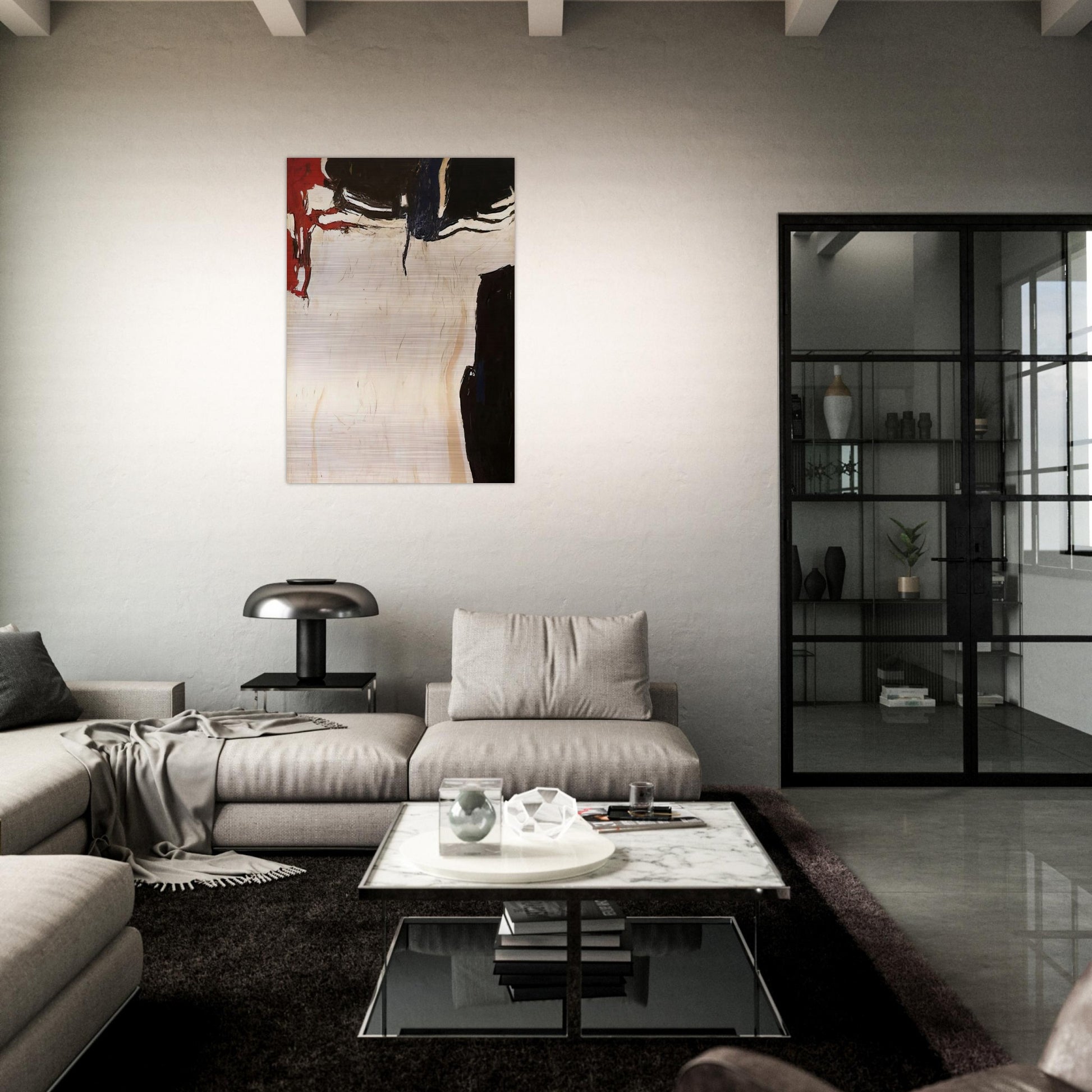 White Provincetown - 1959 - Edward Corbett Brushed Aluminum Print - 70x100 cm / 28x40 inches | Edward Corbett Aluminum Print | Edward Corbett Prints