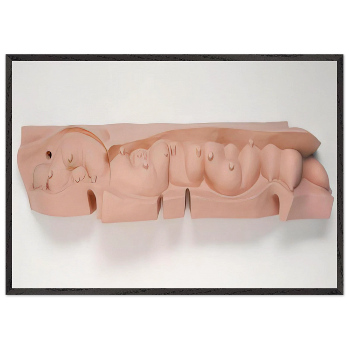 MAMELLES 1991 - Louise Bourgeois 70x100 cm / 28x40 inches Framed Art Print – Black Wooden Frame