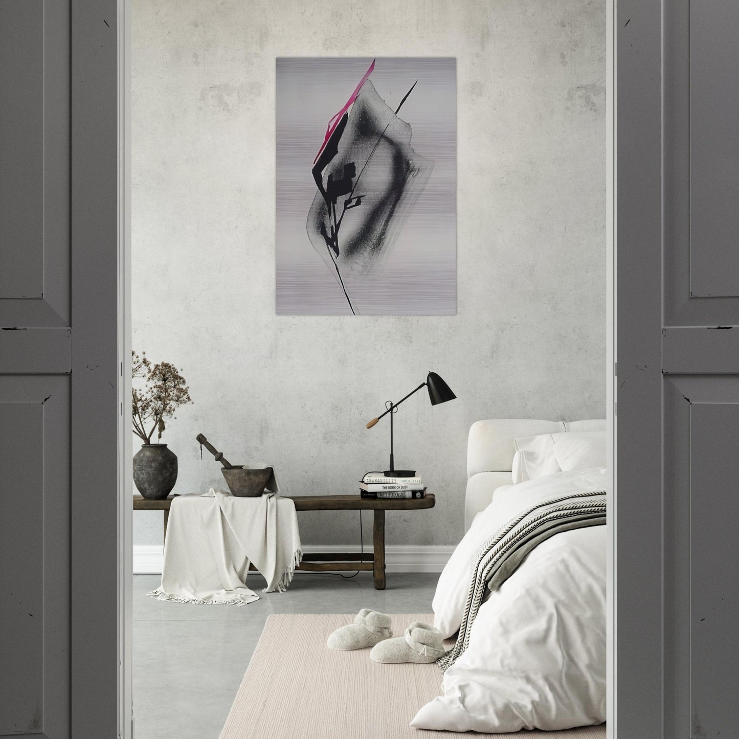 Transparent Shadow - Abstract Expressionism - Toko Shinoda Brushed Aluminum Print - 70x100 cm / 28x40 inches | Toko Shinoda Aluminum Print | Toko Shinoda Prints