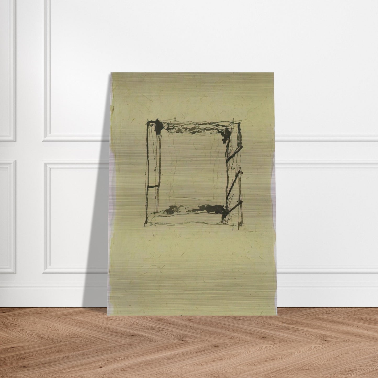 Mirabelle Addenda 2 - 1979 - Brice Marden Brushed Aluminum Print - 70x100 cm / 28x40 inches | Brice Marden Aluminum Print | Brice Marden Prints