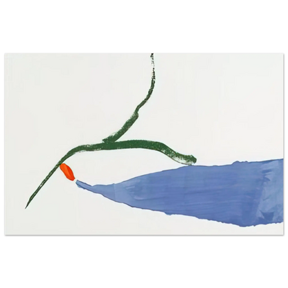Helen Frankenthaler - A Little Zen - 1970 Wall art - A2 (42 x 59.4  cm) - Premium Wooden Framed Poster With Fine Art Paper - Black frame