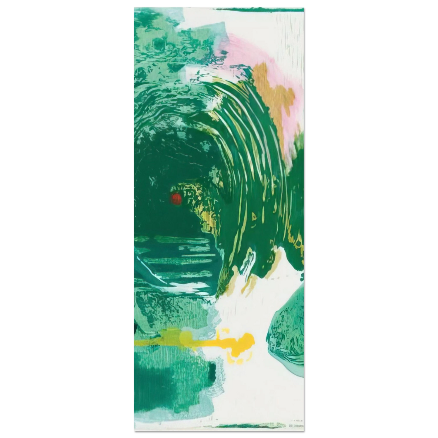 Helen Frankenthaler - Radius - 1993 Wall art - A3 (29.7 x 42  cm) - Premium Wooden Framed Poster With Fine Art Paper - White frame