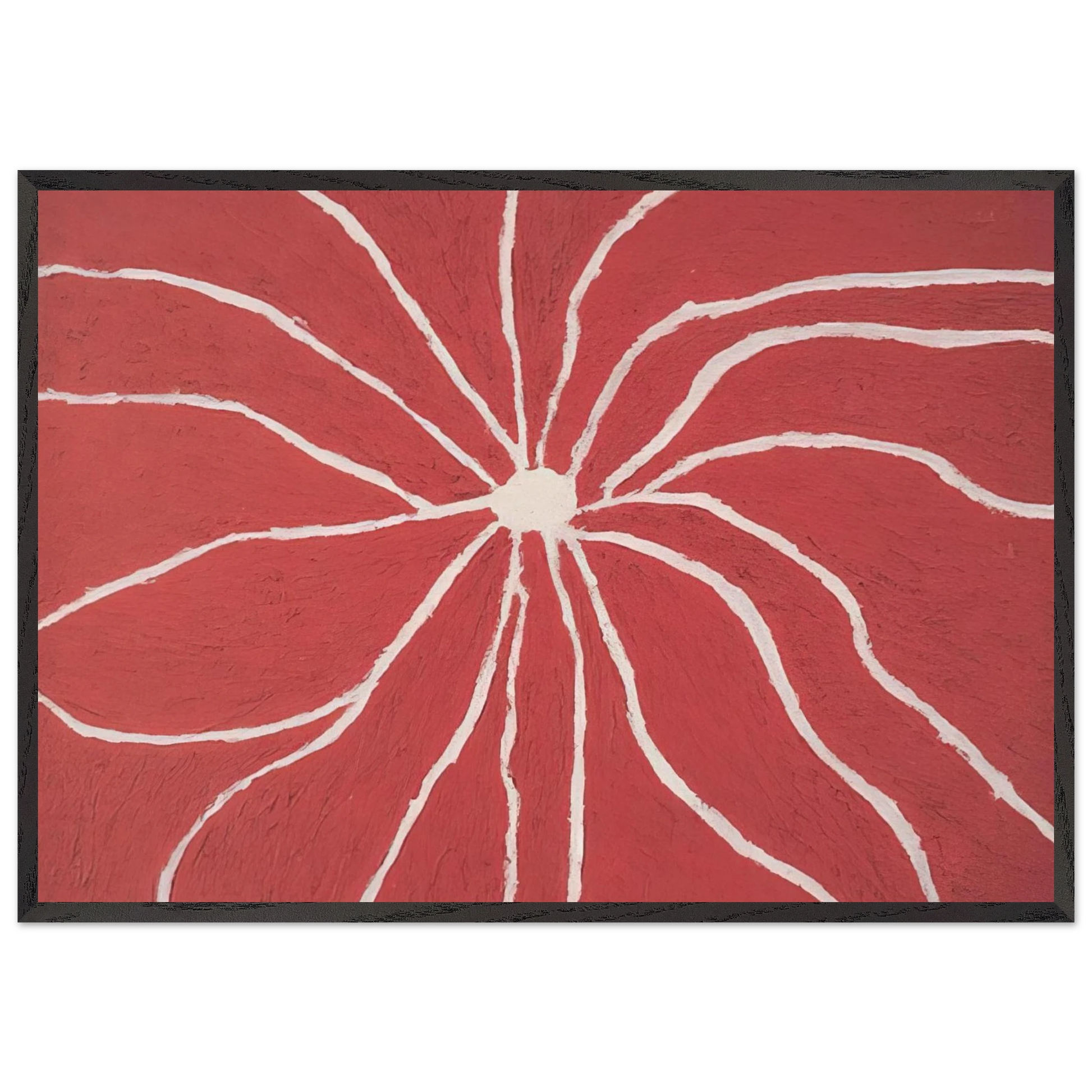 The Spider - 1970 - Forrest Bess Framed Art Print – Black Wooden Frame - Default Title - -Framed Art Print