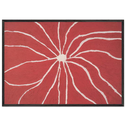 The Spider - 1970 - Forrest Bess Framed Art Print – Black Wooden Frame - Default Title - -Framed Art Print