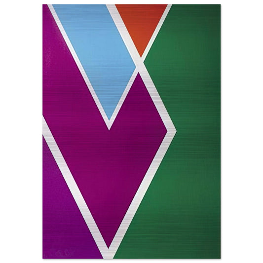 Untitled Mostly Mozart Festival - 1971 - Larry Zox Brushed Aluminum Print - 70x100 cm / 28x40 inches | Larry Zox Aluminum Print | Larry Zox Prints