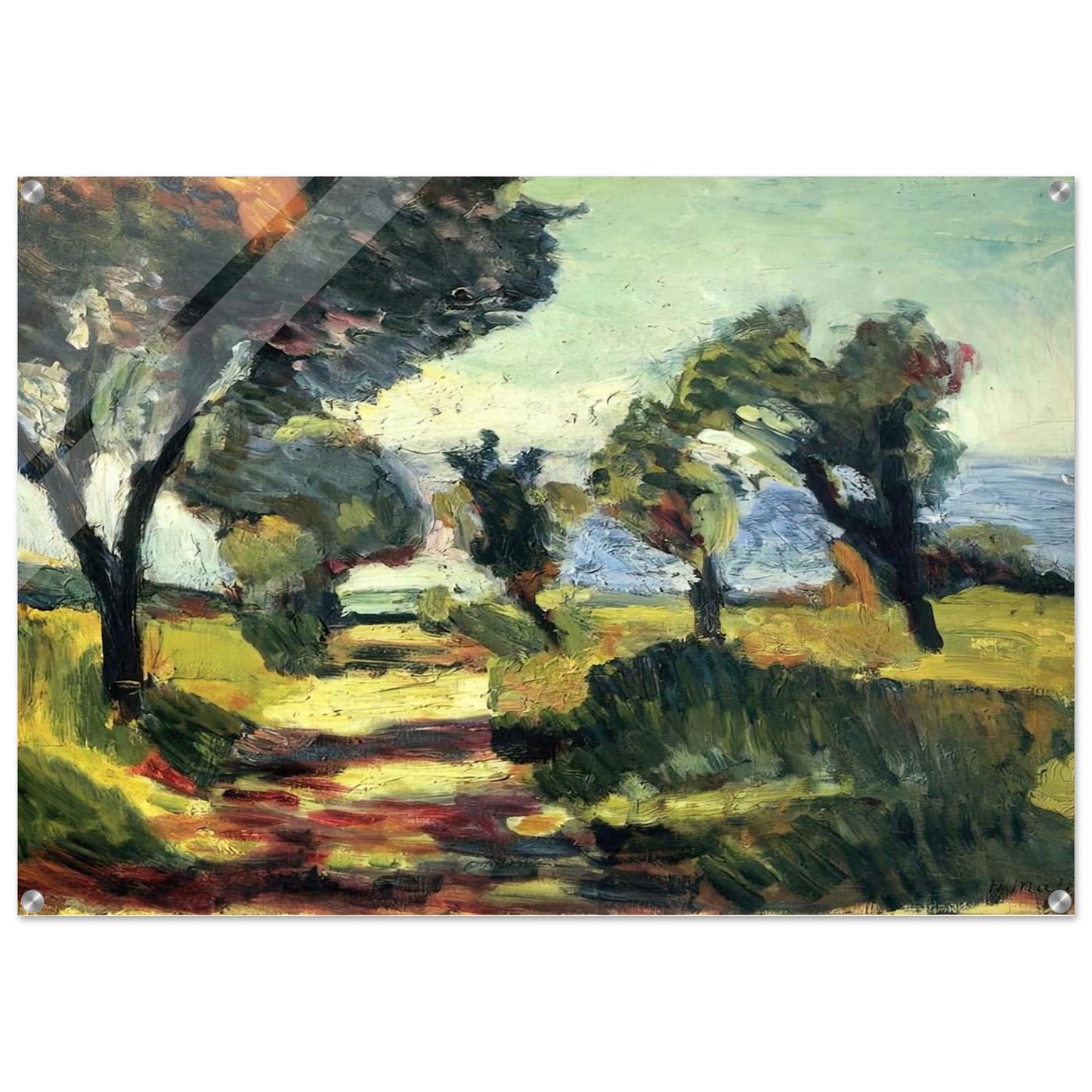 OLIVE TREES 1898 - Henri Matisse Acrylic Print - 70x100 cm / 28x40″ inches