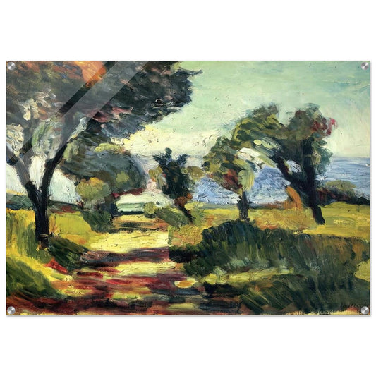 OLIVE TREES 1898 - Henri Matisse Acrylic Print - 70x100 cm / 28x40″ inches