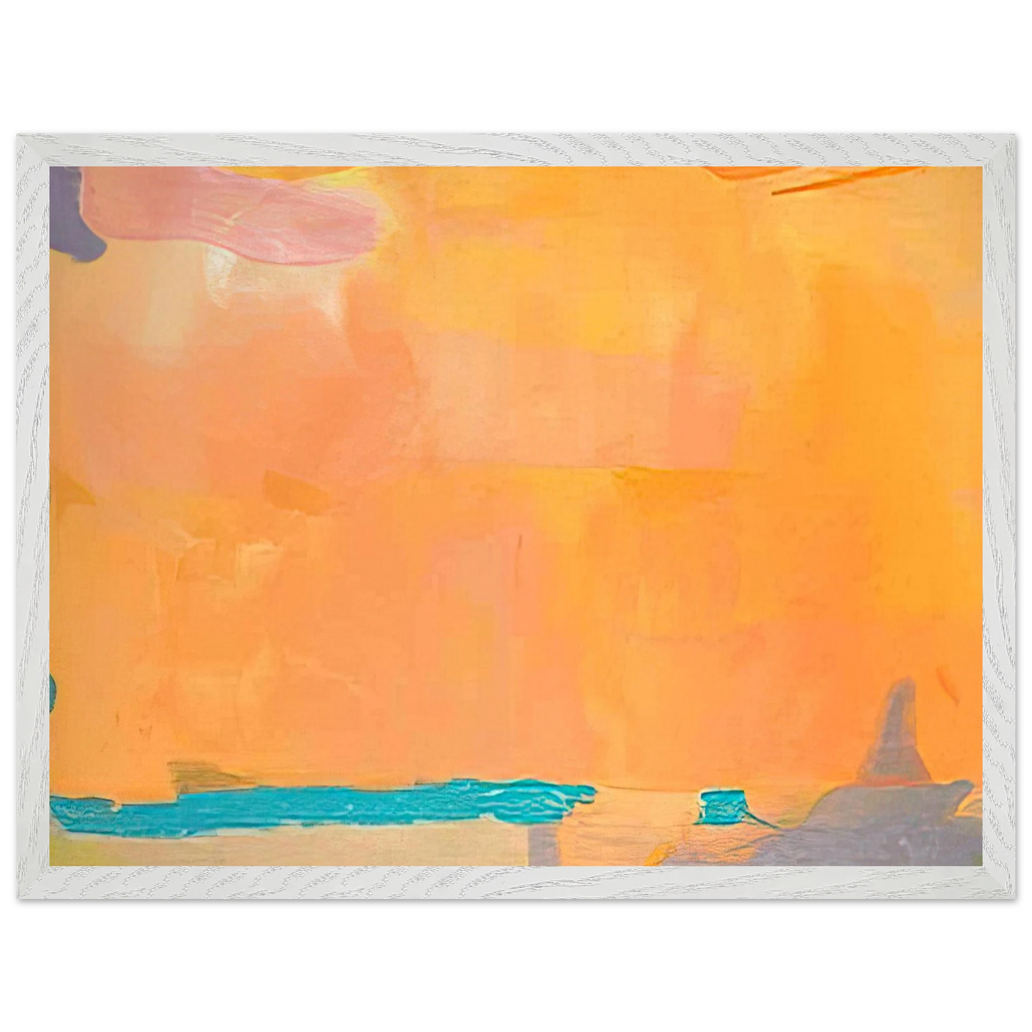 Helen Frankenthaler - Royal Fireworks - 1975 Wall art - A3 (29.7 x 42  cm) - Premium Wooden Framed Poster With Fine Art Paper - Wood frame