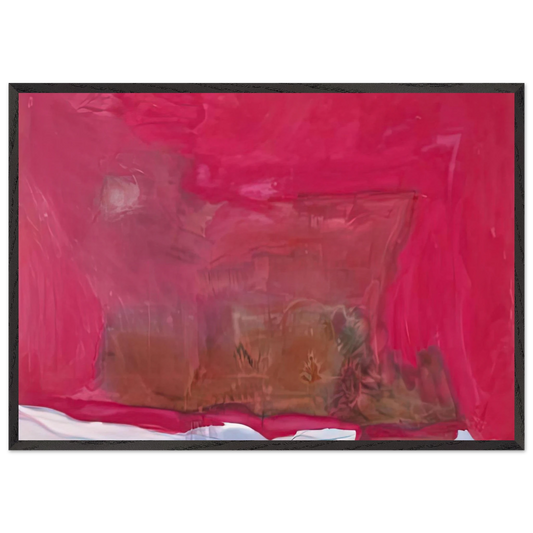 Renaissance 1971- - Helen Frankenthaler Framed Art Print – Black Wooden Frame - Default Title - -Framed Art Print