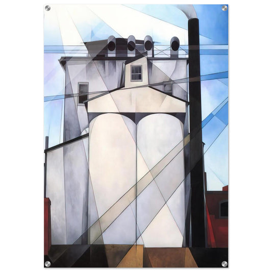 My Egypt - 1927 - Charles Demuth Acrylic Print - 70x100 cm / 28x40″ inches | Charles Demuth Wall Art | Charles Demuth Prints
