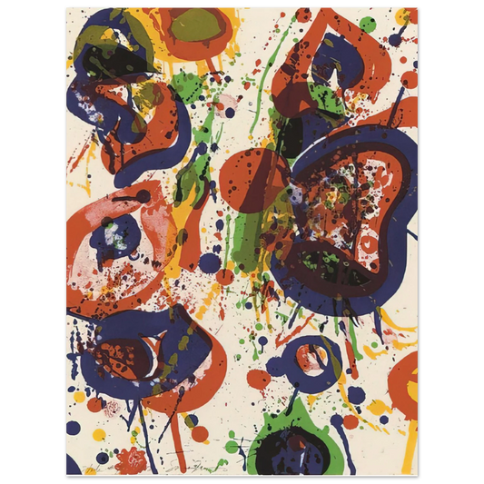 Sam Francis - Untitled  from Pasadena Box   Lembark L59  Fine Art Poster - Default Title