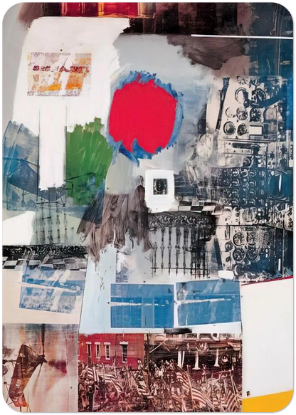 ARCHIVE 1963 By Robert Rauschenberg Pack of 10 Post Cards | Robert Rauschenberg Post Cards | A6 (10.5 x 14.8 cm) - 4.1 x 5.8 inches