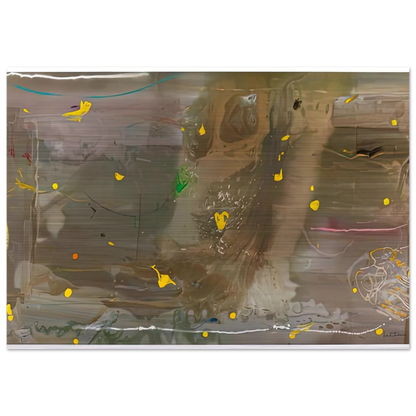 Halley’s Comet, 1985- - Helen Frankenthaler Brushed Aluminum Print - 70x100 cm / 28x40 inches | Helen Frankenthaler Aluminum Print | Helen Frankenthaler Prints