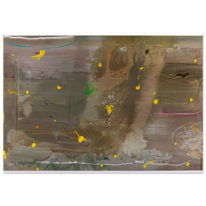 Halley’s Comet, 1985- - Helen Frankenthaler Brushed Aluminum Print - 70x100 cm / 28x40 inches | Helen Frankenthaler Aluminum Print | Helen Frankenthaler Prints