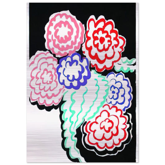 %D1%81OULEURS IDEES 2 - Sonia Delaunay Brushed Aluminum Print - 70x100 cm / 28x40 inches | Sonia Delaunay Aluminum Print | Sonia Delaunay Prints