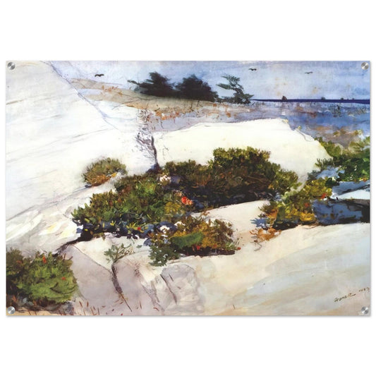 MAINE CLIFFS - Winslow Homer Acrylic Print - 70x100 cm / 28x40″ inches | Winslow Homer Wall Art | Winslow Homer Prints