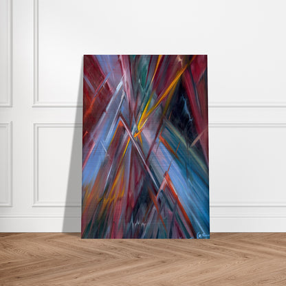 Colorful Flashes - Konrad Zuse Brushed Aluminum Print - 70x100 cm / 28x40 inches | Konrad Zuse Aluminum Print | Konrad Zuse Prints