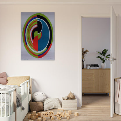 ABSTRACT SWIRL - Sonia Delaunay Brushed Aluminum Print - 70x100 cm / 28x40 inches | Sonia Delaunay Aluminum Print | Sonia Delaunay Prints