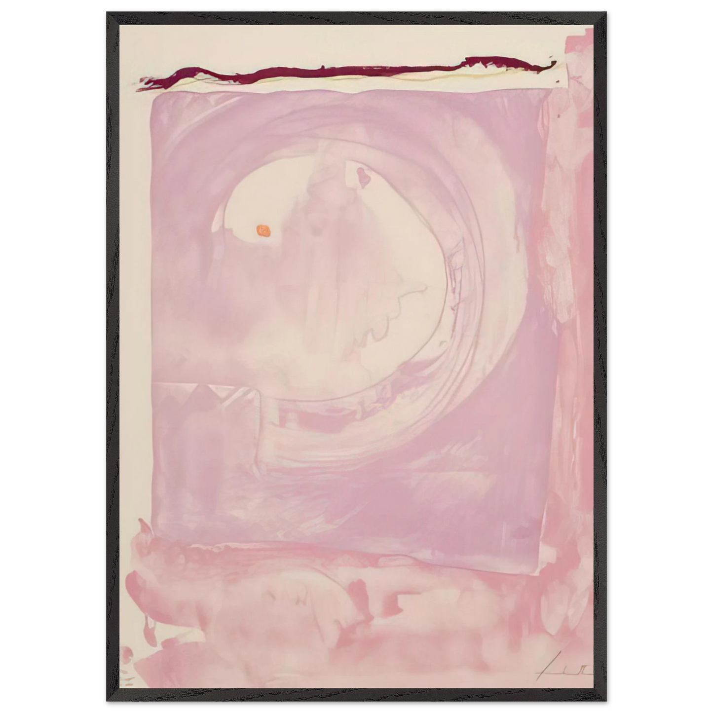 Helen Frankenthaler - Reflections IX - 1995 Wall art - 60x80 cm / 24x32 inches - Fine Art Poster - -