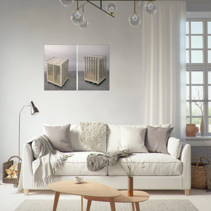 Knoblauchtruhe - 1971 - Dieter Roth Brushed Aluminum Print - 70x100 cm / 28x40 inches | Dieter Roth Aluminum Print | Dieter Roth Prints