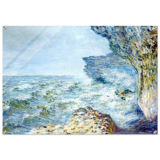 The Sea at Fecamp - claude monet Acrylic Print - 70x100 cm / 28x40″ inches