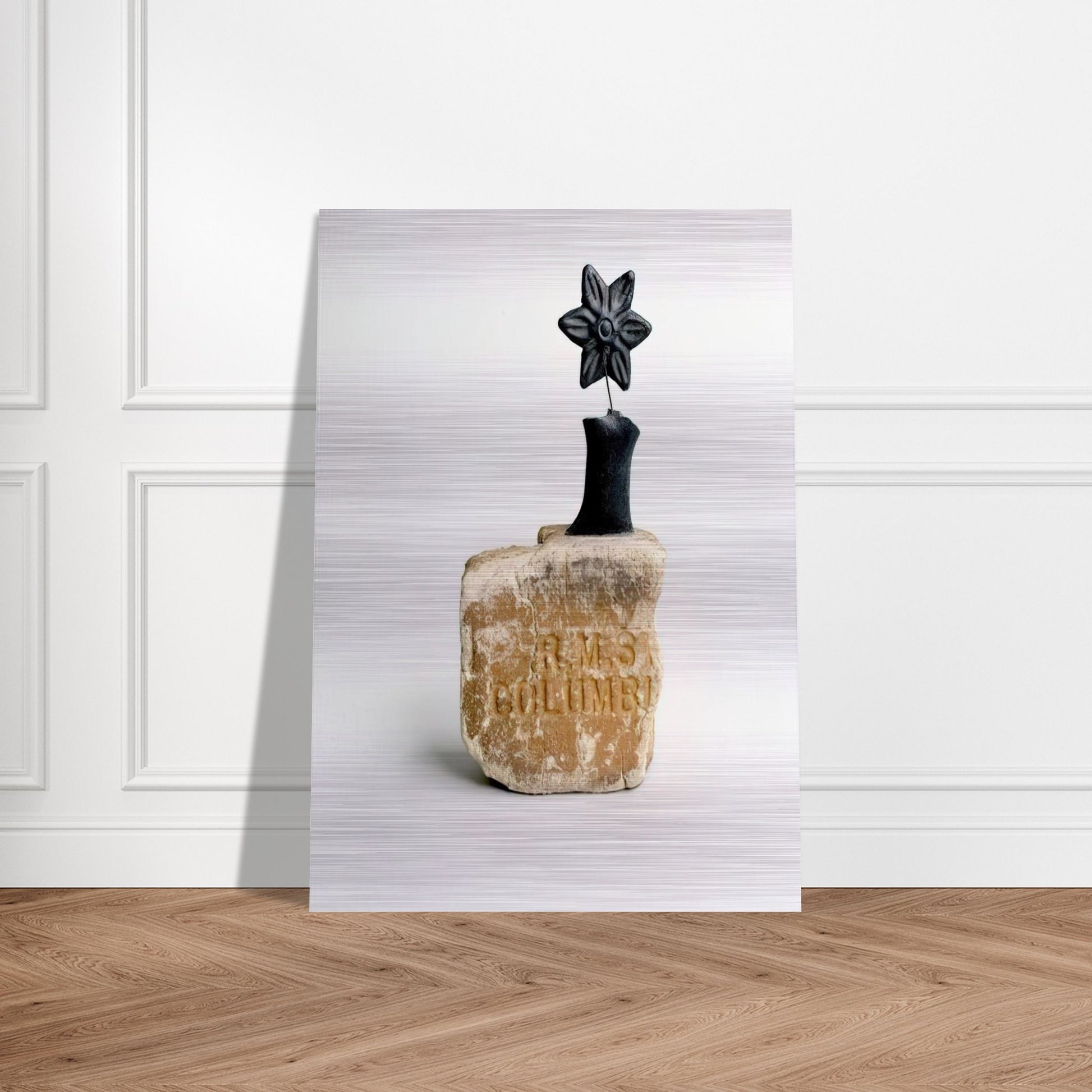 UNTITLED 1995 - Robert Rauschenberg Brushed Aluminum Print - 70x100 cm / 28x40 inches | Robert Rauschenberg Aluminum Print | Robert Rauschenberg Prints