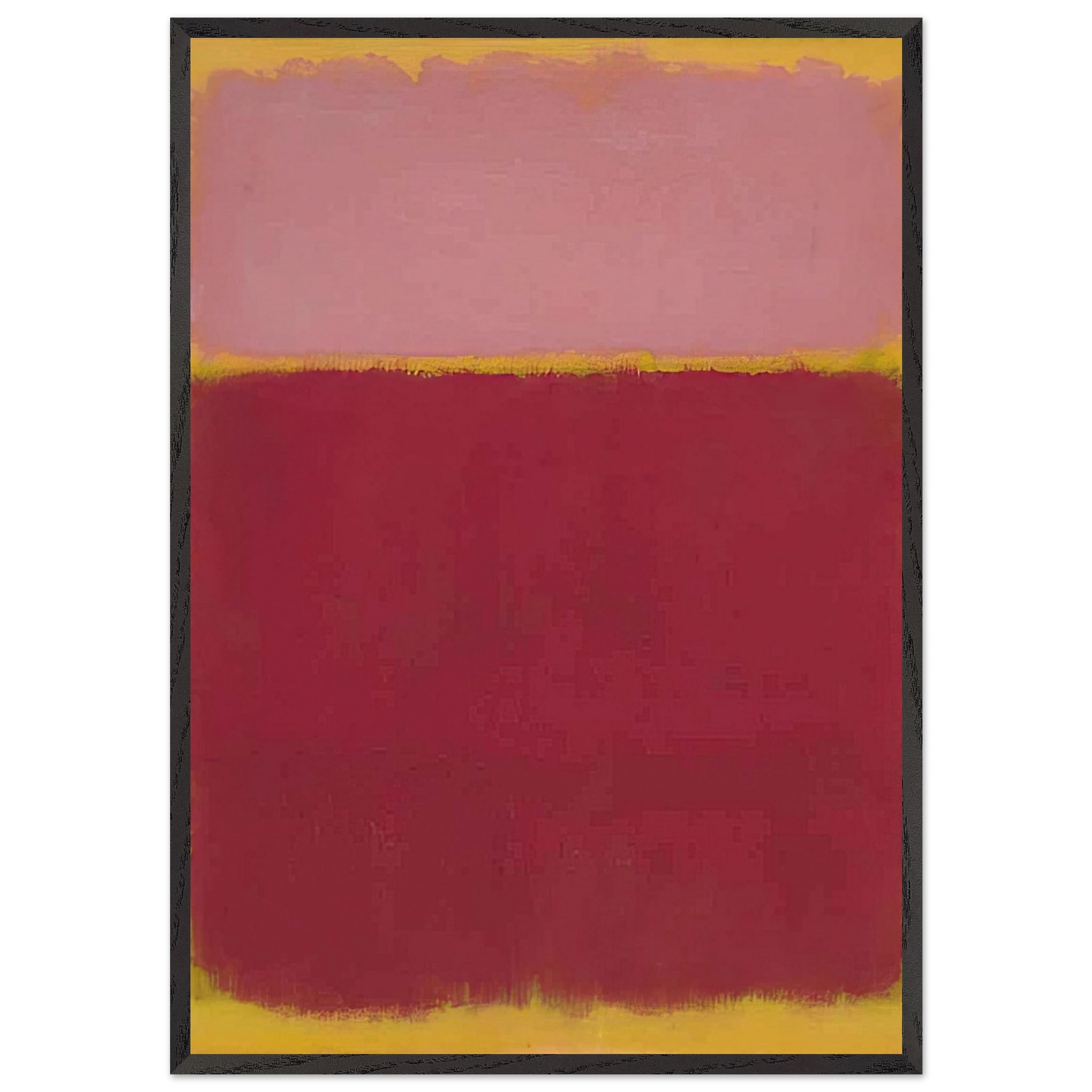 Untitled No 17 - 1961 - Mark Rothko Framed Art Print – Black Wooden Frame - Default Title - -Framed Art Print