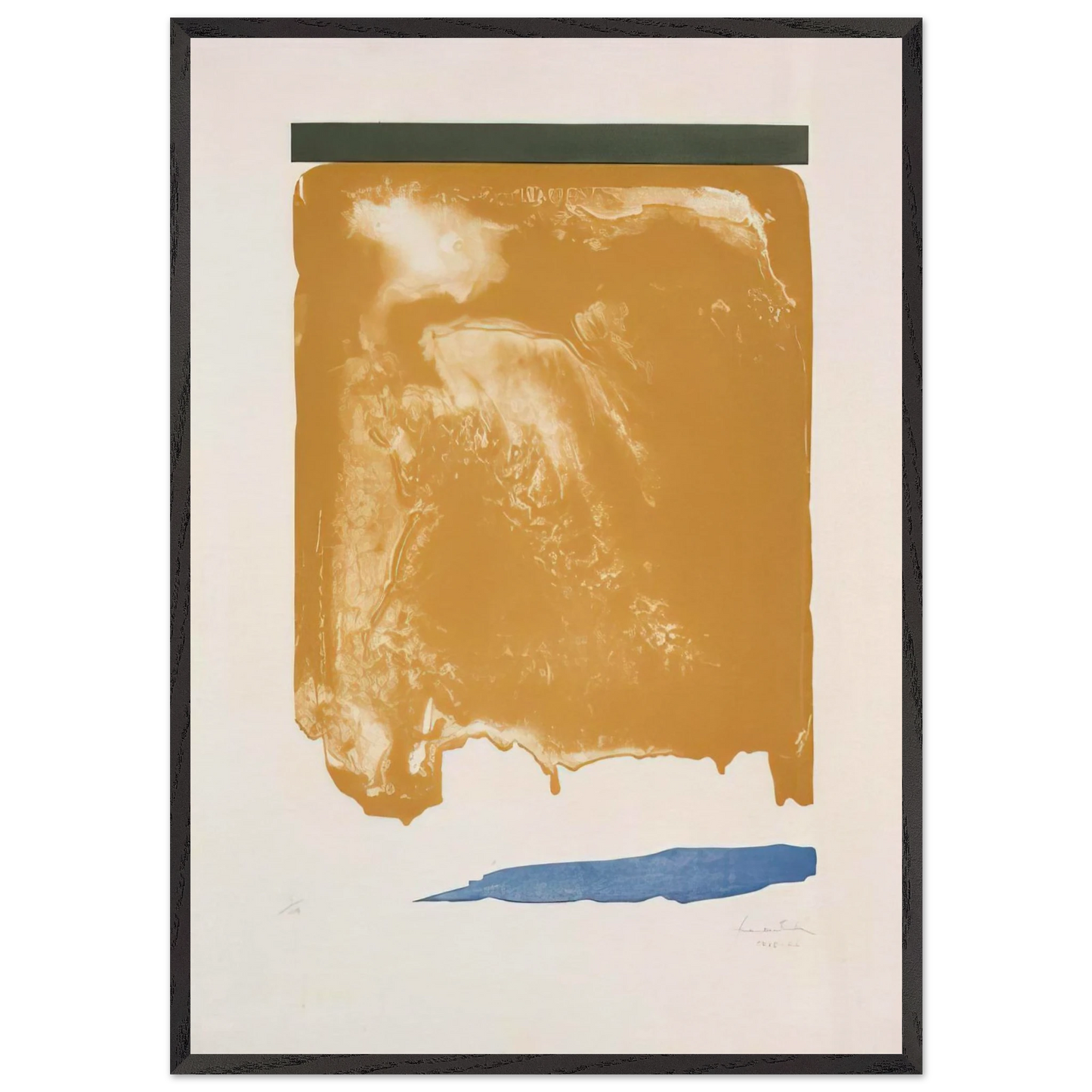 Persian Garden - 1966 - Helen Frankenthaler Framed Art Print – Black Wooden Frame - Default Title - -Framed Art Print