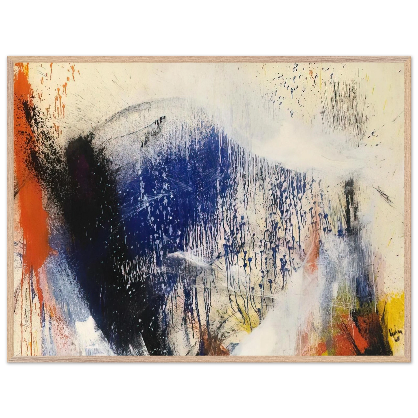 Helen Frankenthaler - Untitled - 1960 Wall art - 21x29.7 cm / 8x12" - Fine Art Poster - -
