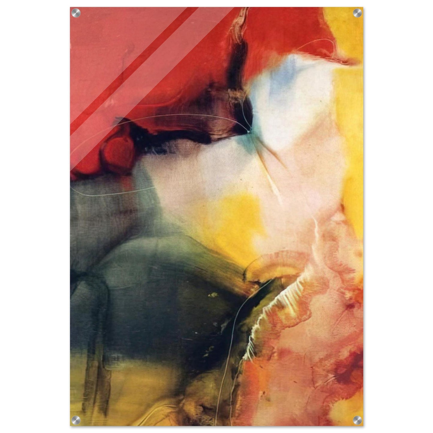 Lotus - 1957 - Paul Jenkins Acrylic Print - 70x100 cm / 28x40″ inches | Paul Jenkins Wall Art | Paul Jenkins Prints