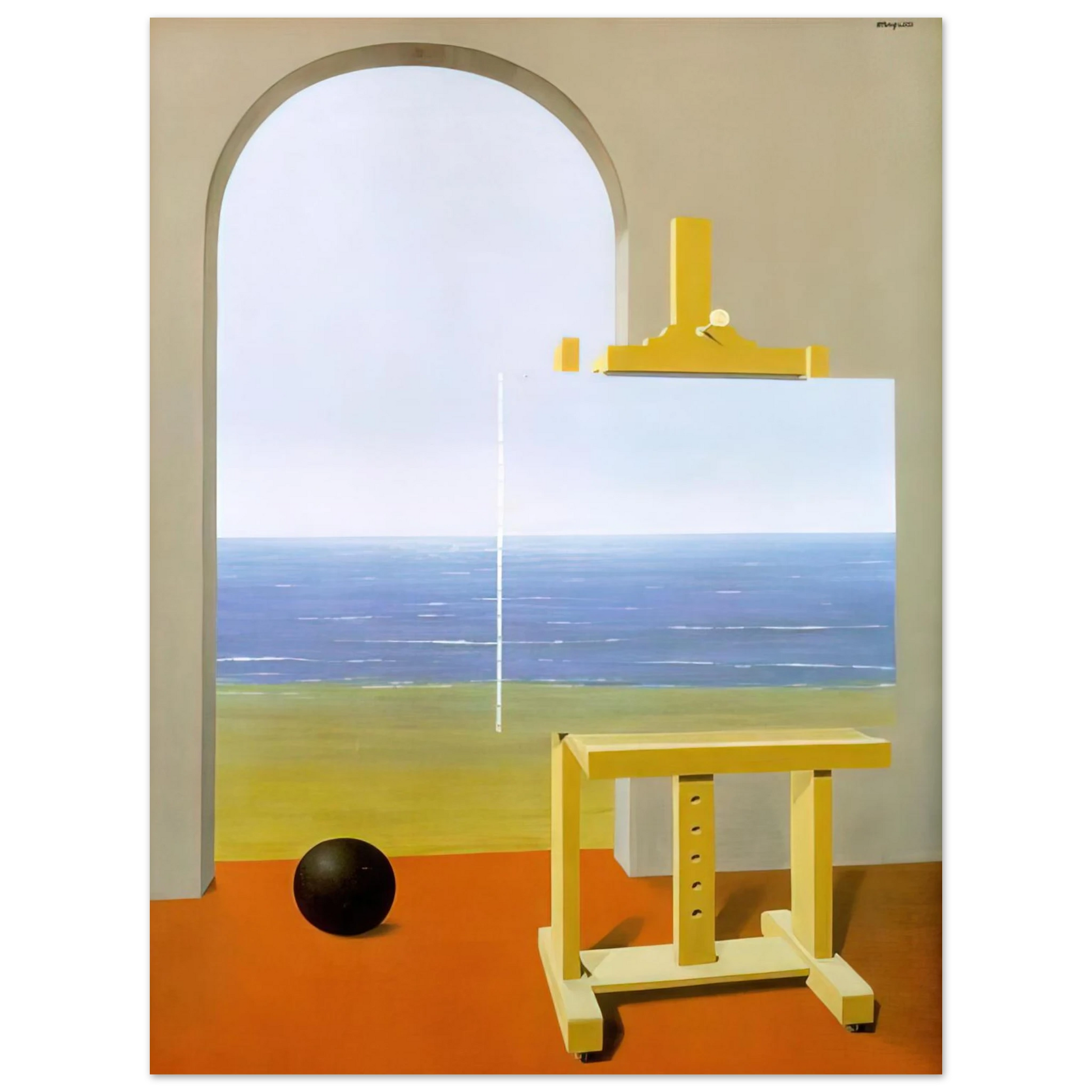 Rene Magritte - THE HUMAN CONDITION 1935 Fine Art Poster - Default Title