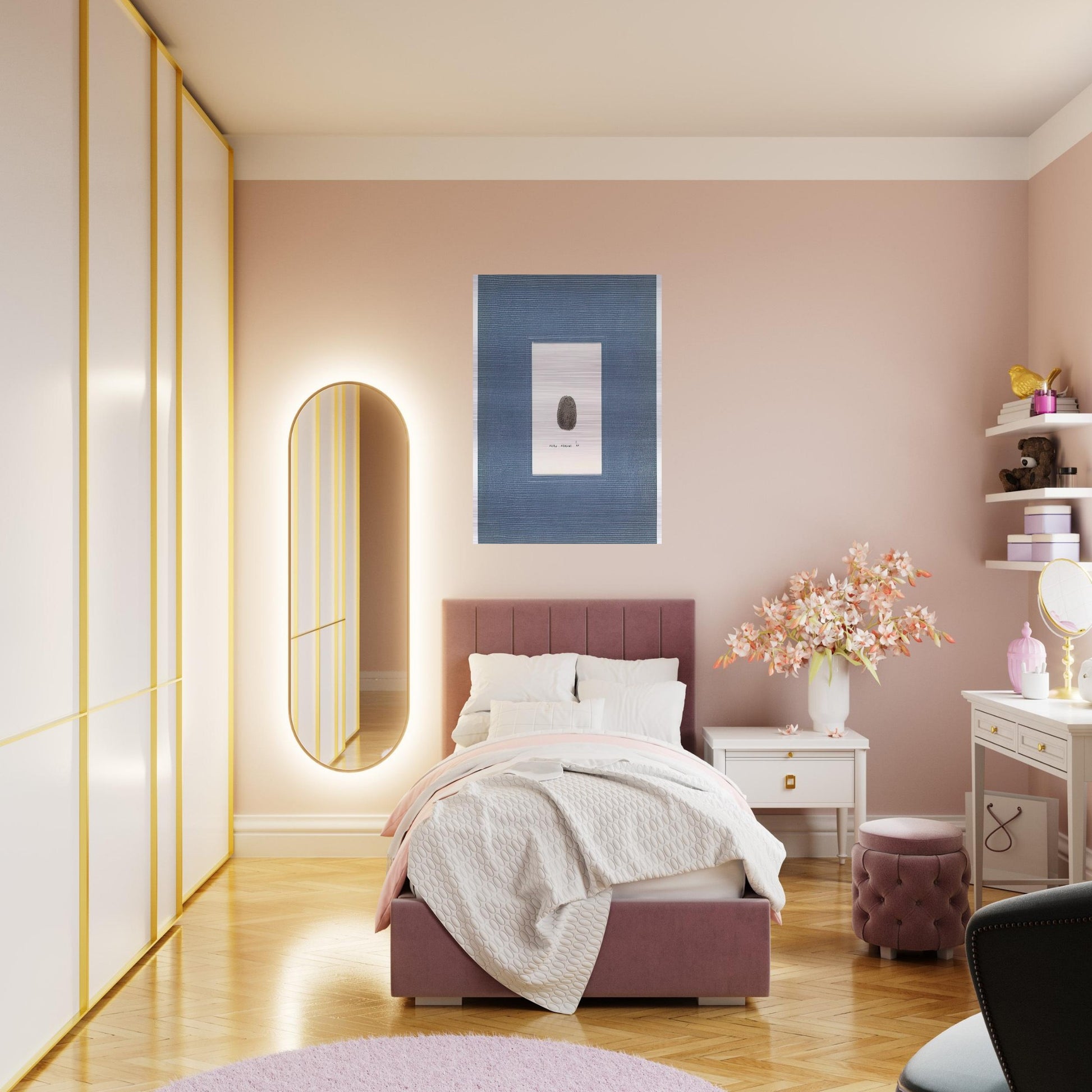 Thumbprint - 1960 - Piero Manzoni Brushed Aluminum Print - 70x100 cm / 28x40 inches | Piero Manzoni Aluminum Print | Piero Manzoni Prints