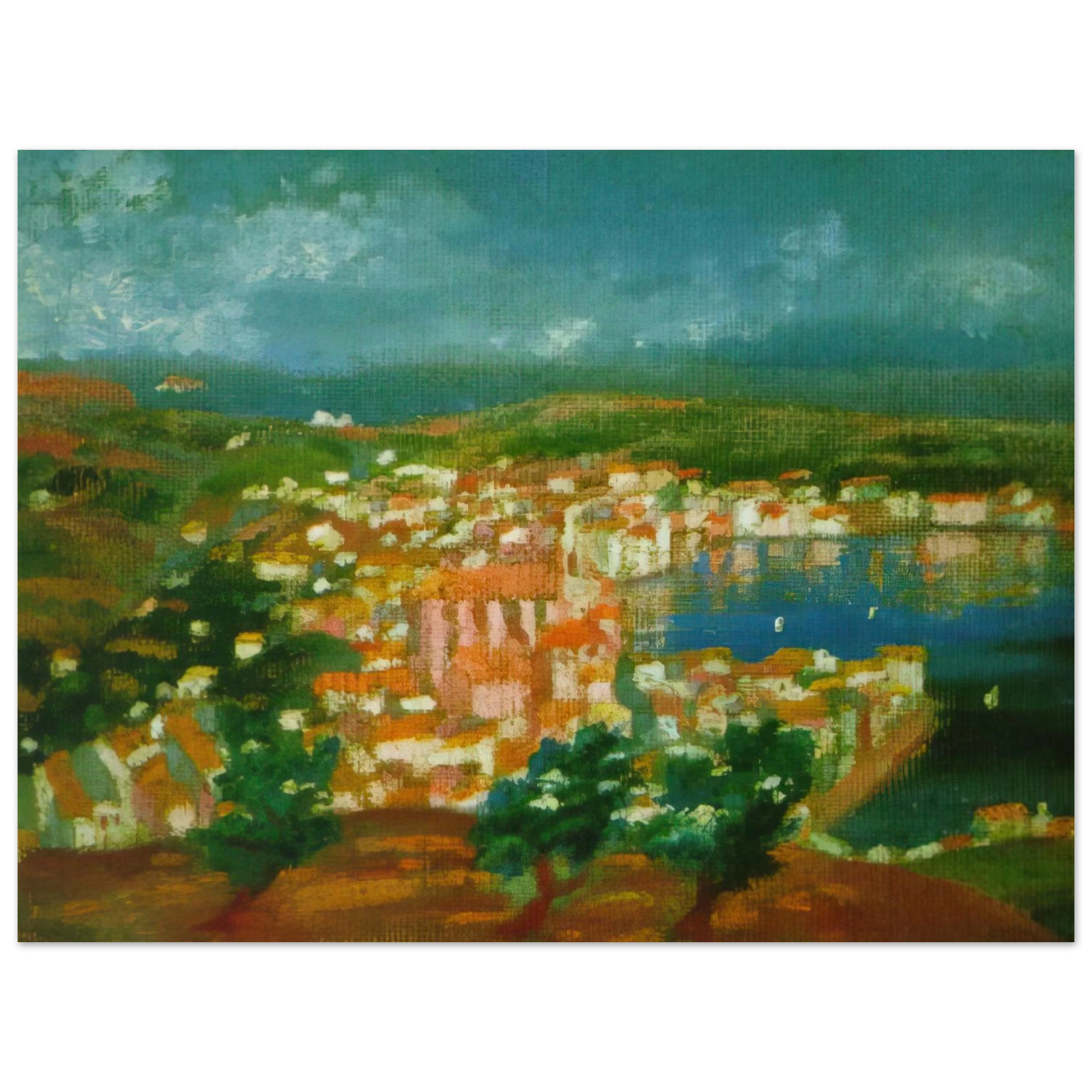 Salvador Dali - LANDSCAPE NEAR CADAQUES 1921 1 Fine Art Poster - Default Title