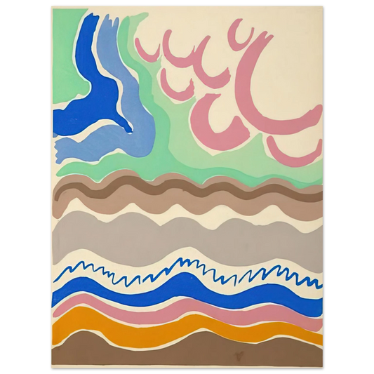 Sonia Delaunay - COMPOSITIONS COLORS IDEAS 14 Fine Art Poster - Default Title